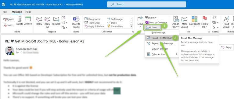 Mastering Outlook's Email Recall Feature for External Messages